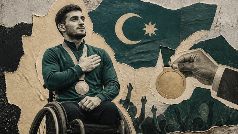 Paralimpiya çempionu Xəlilov mükafatlandı