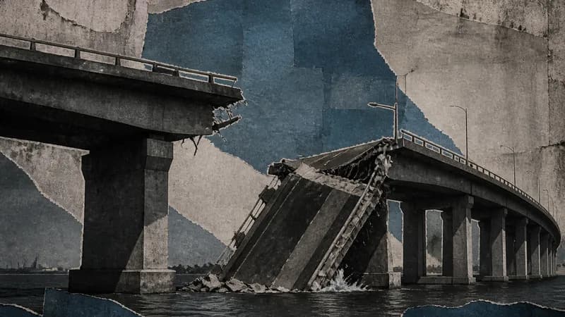 На дороге Баку-Алят обрушился мост