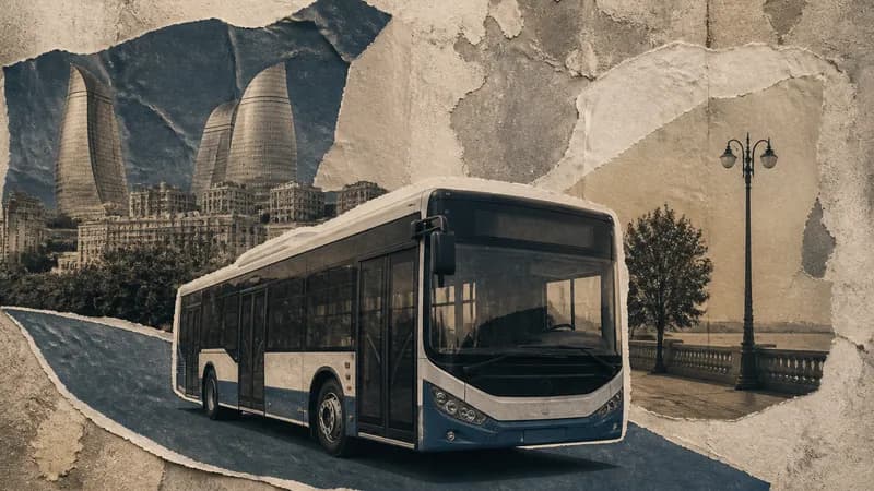 45 nömrəli marşrutda avtobuslar yeniləndi