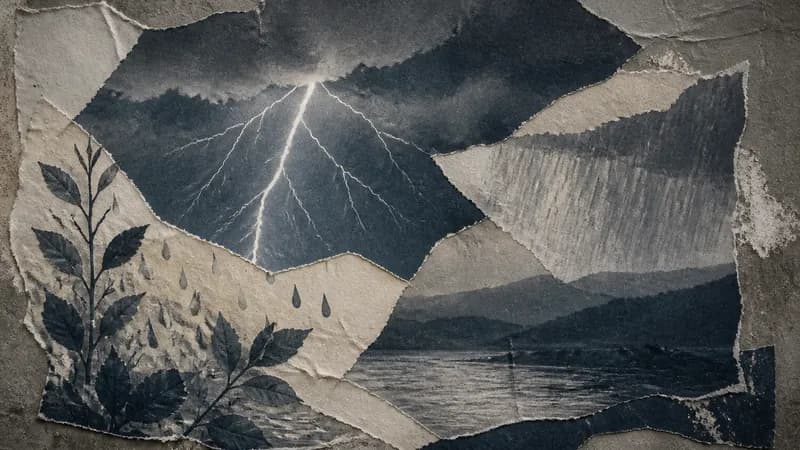 Thunder and Rain in Parts of Country - Actual Weather