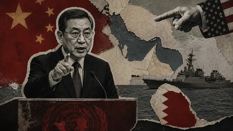 China UN Envoy Criticizes US-Bahrain Strait Resolution