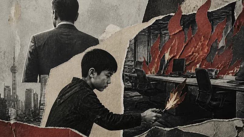 12-летний мальчик поджёг офис