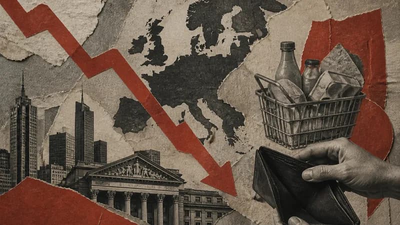 European shares fall on inflation worries