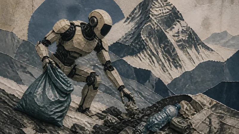 Humanoid Robot to Clean Everest's Trash