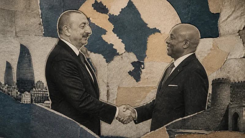 İlham Əliyev Mavriki Prezidenti ilə görüşüb