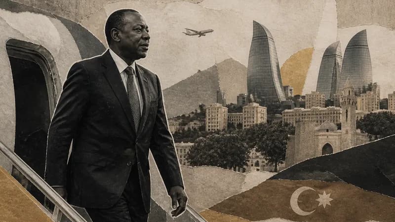 Kenyan President Arrives in Azerbaijan