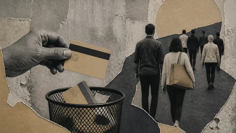 Why is interest in credit cards declining?