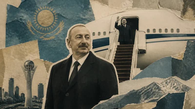 Ilham Aliyev's Kazakhstan visit ends