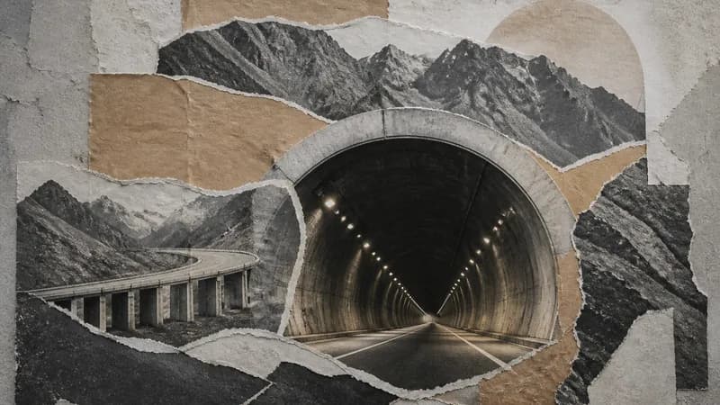 Qafqazın ən böyük tunelindən görüntülər