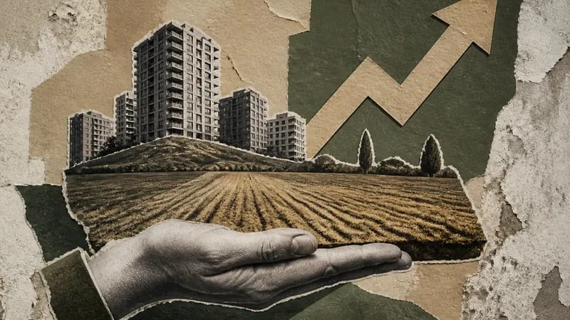 Land prices rising in regions