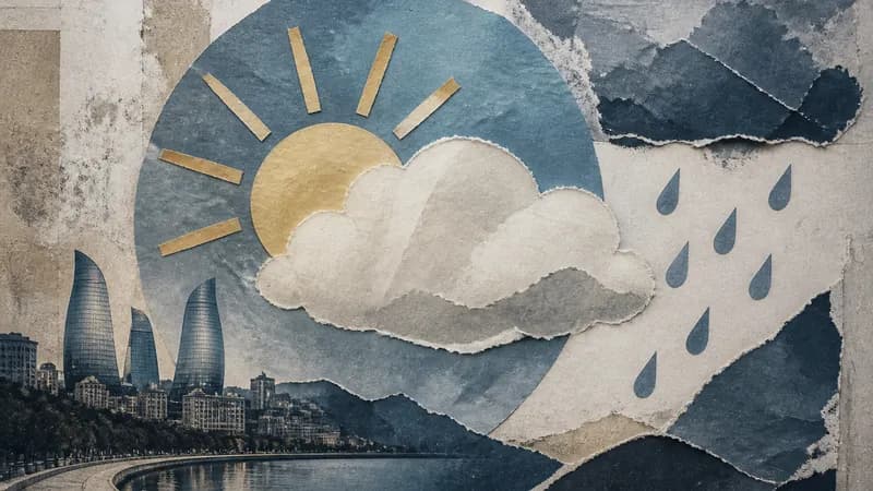 20 May 2026 hava proqnozu - Bakıda 25°