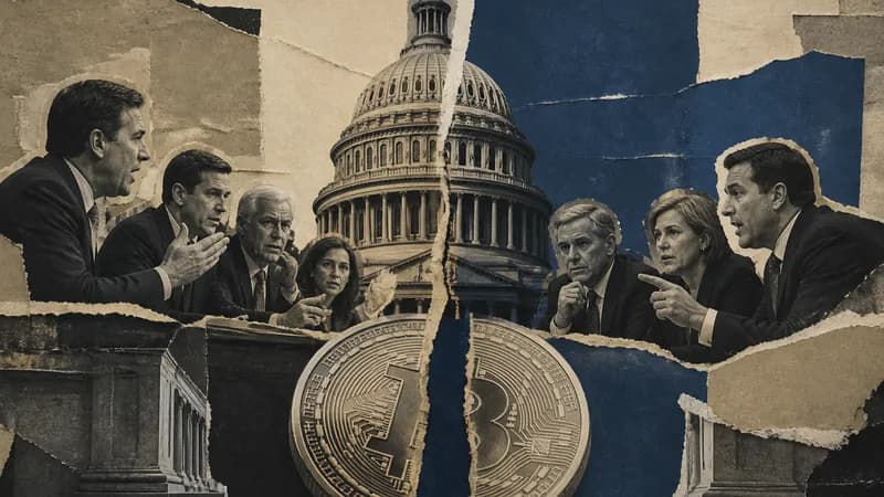 Senate Panel Debates Crypto Regulation Bill Amid Partisan Divide
