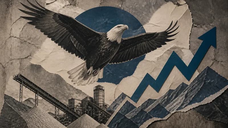 Why is Eagle Materials up so much today?