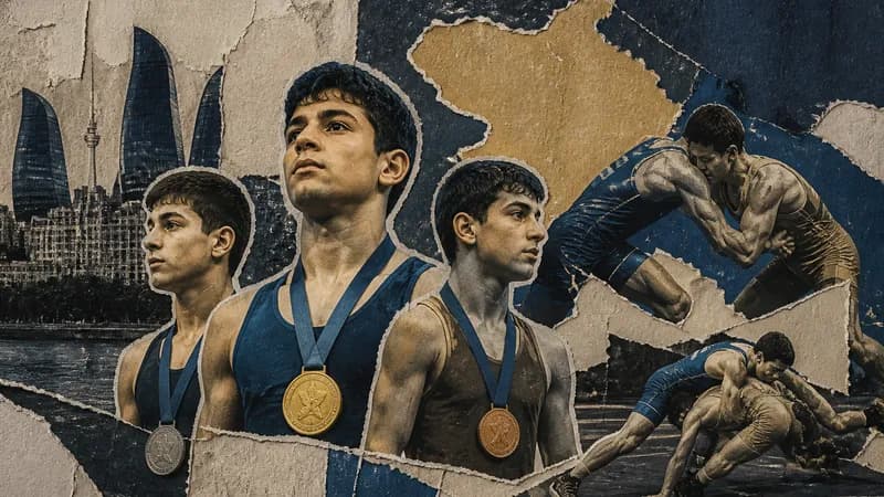 Yeniyetmə güləşçilərimiz Avropa çempionatında 3 medal qazandı Yeniyetmə güləşçilərimiz Avropa çempionatında 3 medal qazandı