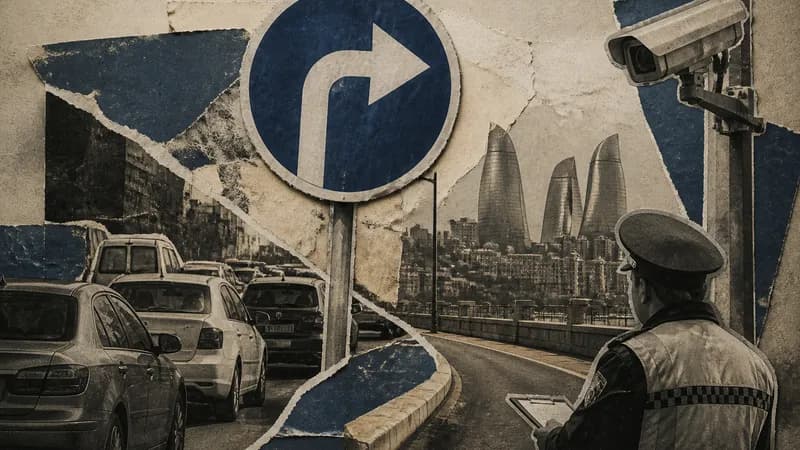 Baku Road Sign Confuses Drivers Causing Violations Baku Road Sign Confuses Drivers Causing Violations