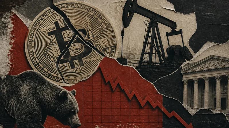 Bitcoin falls below $77k as oil and yields spike Bitcoin falls below $77k as oil and yields spike