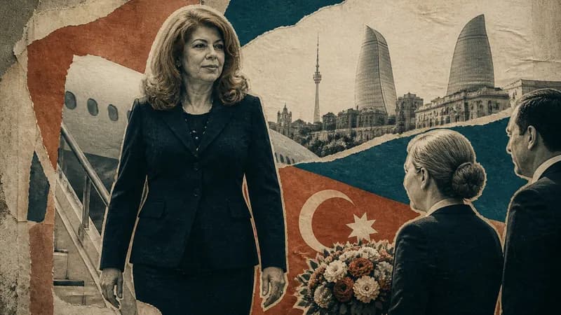 Bolqarıstan Prezidenti Yotova Azərbaycana gəldi Bolqarıstan Prezidenti Yotova Azərbaycana gəldi