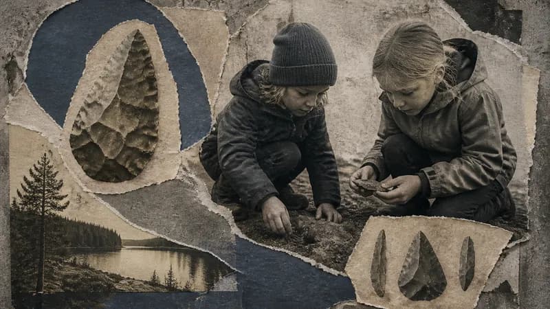 Finlandiyada uşaqlar Daş dövrü artefaktları tapdı Finlandiyada uşaqlar Daş dövrü artefaktları tapdı