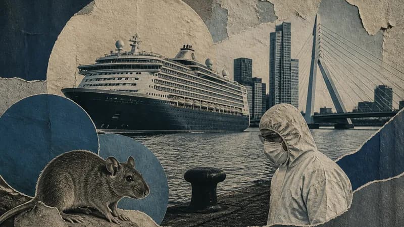 Hantavirus gəmisi Rotterdama çatdı Hantavirus gəmisi Rotterdama çatdı