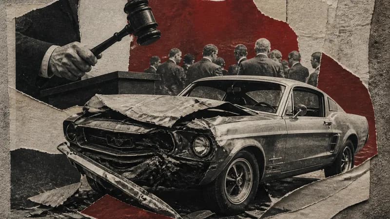 Ford Mustang Crashes at Auction Ford Mustang Crashes at Auction