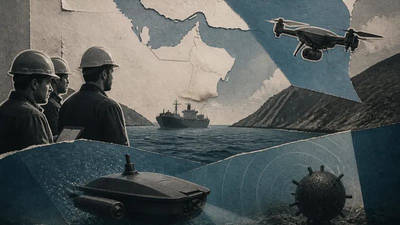 Western firms to use sea drones for mines in Strait of Hormuz Western firms to use sea drones for mines in Strait of Hormuz
