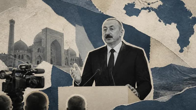 "Haber Global" highlights Ilham Aliyev's speech in Turkistan "Haber Global" highlights Ilham Aliyev's speech in Turkistan