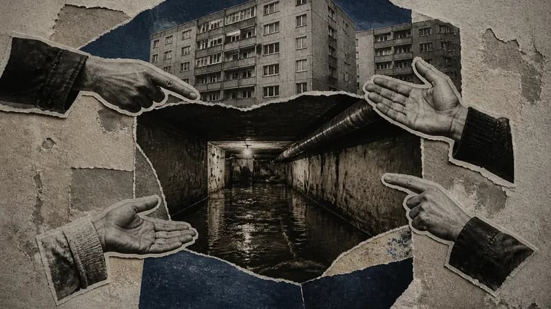 Biləcəri sakinləri zirzəmi bataqlığından şikayətçi Biləcəri sakinləri zirzəmi bataqlığından şikayətçi