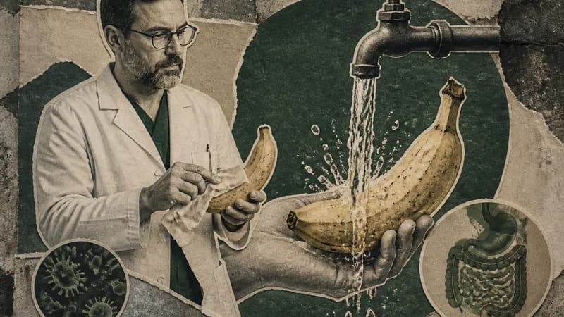 Bananı yeməzdən əvvəl mütləq yuyun Bananı yeməzdən əvvəl mütləq yuyun