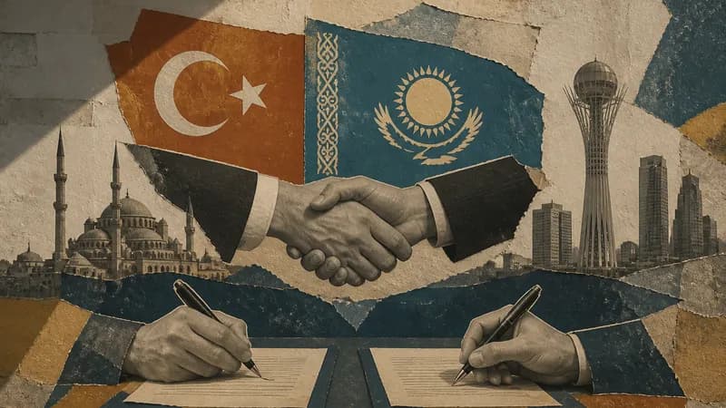 Türkiyə və Qazaxıstan strateji sənədlər imzaladı Türkiyə və Qazaxıstan strateji sənədlər imzaladı